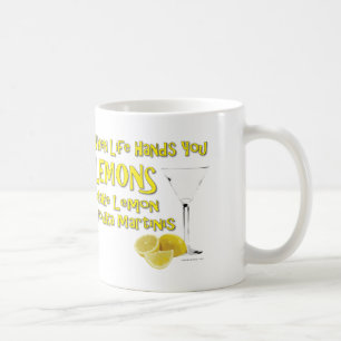 Wenn das Leben dir Lemons macht Lemon Vodka Martin Kaffeetasse