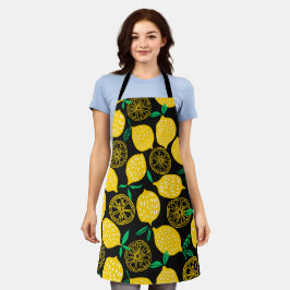 Wenn das Leben dir Lemons Sonnengelbe Zitrone gibt Schürze