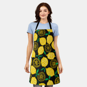 Wenn das Leben dir Lemons Sonnengelbe Zitrone gibt Schürze