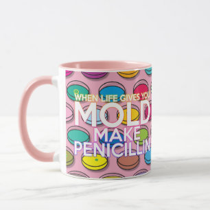 Wenn das Leben dir Schimmelpilz-Spaß Kühle Girly-R Tasse