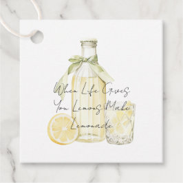 Wenn das Leben dir Zitronen gibt, die Limonade mac Geschenkanhänger