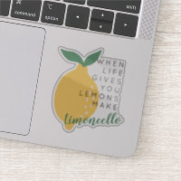 Wenn das Leben dir Zitronen gibt, die Limoncello z