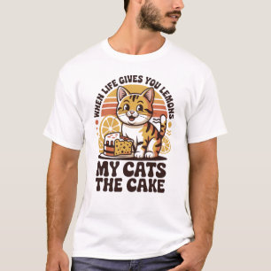 Wenn das Leben dir Zitronen gibt, isst meine Katze T-Shirt