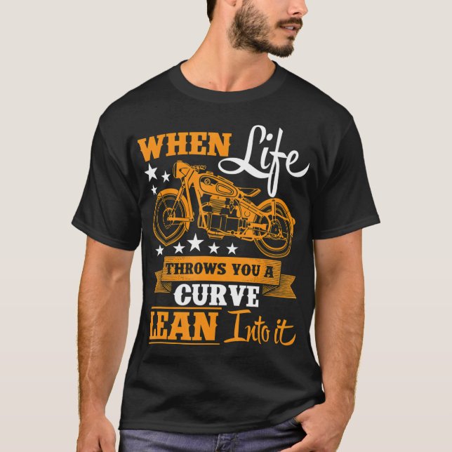 Wenn das Leben einem einen Winkel in die Luft wirf T-Shirt (Vorderseite)
