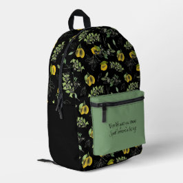 Wenn das Leben einem Lemons Humorvoll macht Bedruckter Rucksack