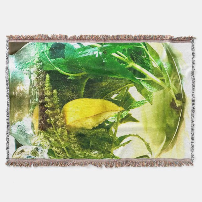 Wenn das Leben einem Zitronensocken gibt Decke (Vorderseite)