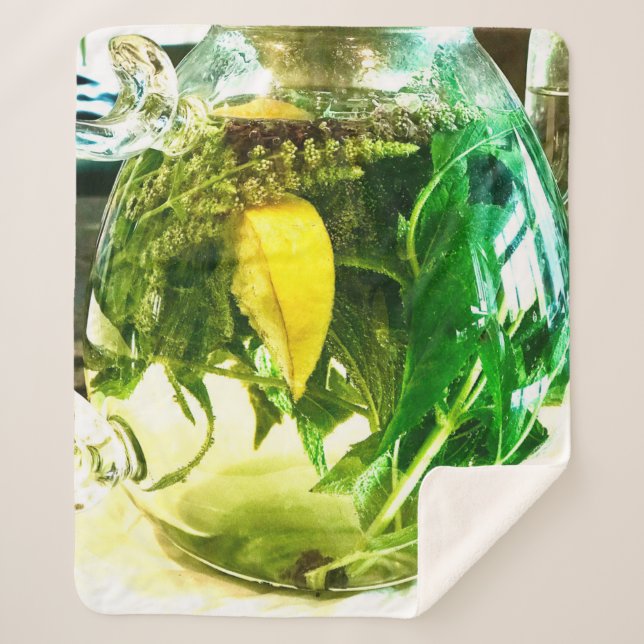 Wenn das Leben einem Zitronensocken gibt Sherpadecke (Vorderseite)