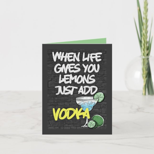 Wenn das Leben gibt Ihnen Lemon einfach hinzufügen Einladung (Vorderseite)