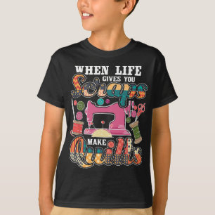Wenn das Leben Ihnen Klecks macht - Quilter Q T-Shirt