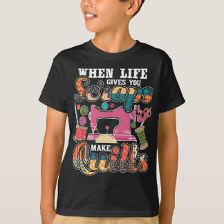 Wenn das Leben Ihnen Klecks macht - Quilter Q T-Shirt