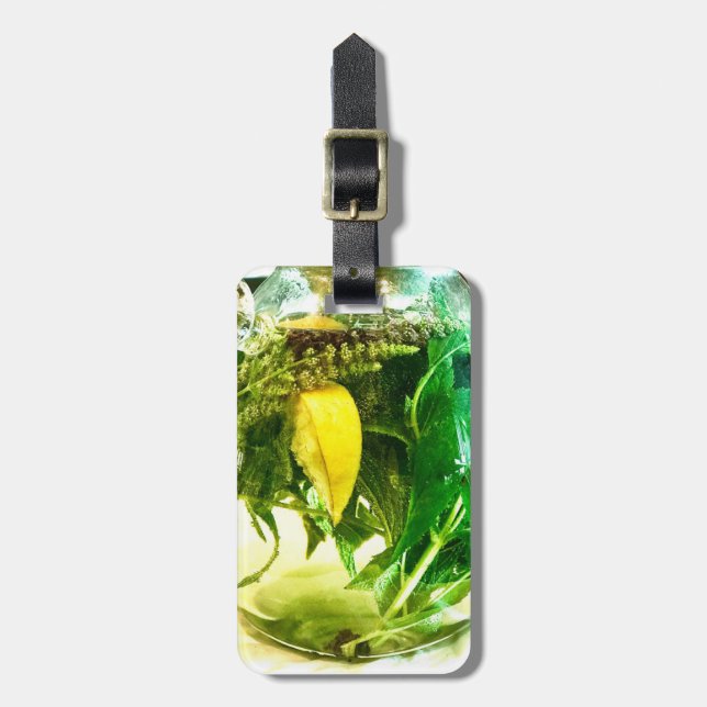 Wenn das Leben Ihnen Zitronen Gepäckanhänger gibt (Vorderseite vertikal)