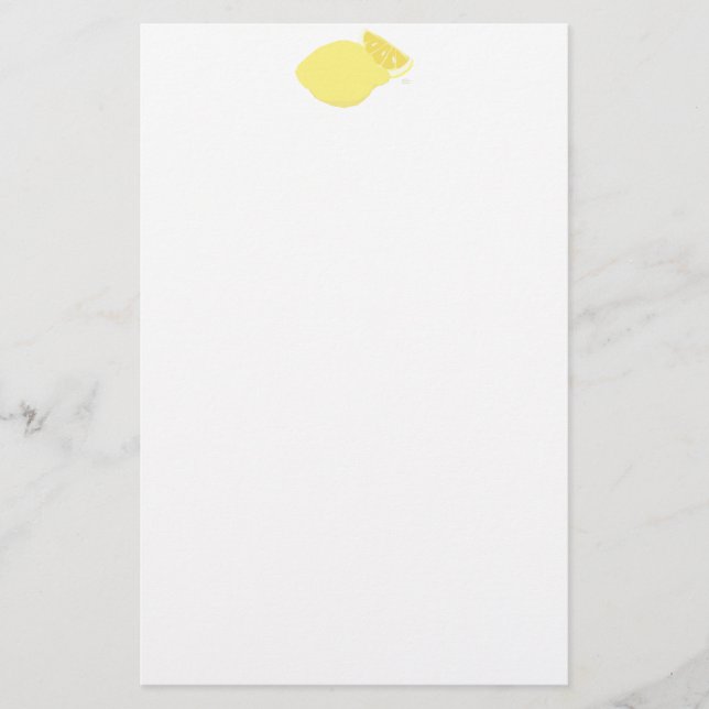 Wenn das Leben Ihnen Zitronen gibt Briefpapier (Vorderseite)