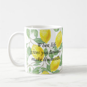 Wenn das Leben Ihnen Zitronen gibt, machen Sie Lim Kaffeetasse