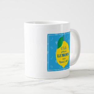 Wenn das Leben Ihnen Zitronen, Grab Tequila und Sa Jumbo-Tasse