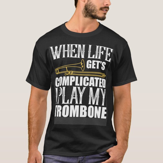 Wenn das Leben kompliziertes Spiel wird T-Shirt (Vorderseite)