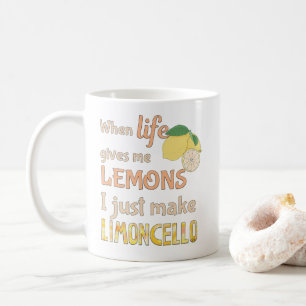 Wenn das Leben mir Zitronen gibt, mache ich einfac Kaffeetasse
