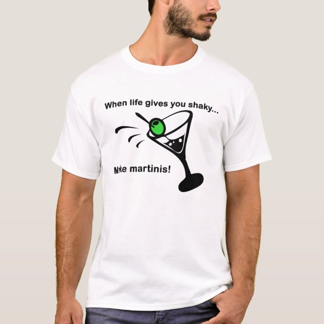Wenn das Leben Sie wackelig gibt, machen Sie T-Shirt (Vorderseite)