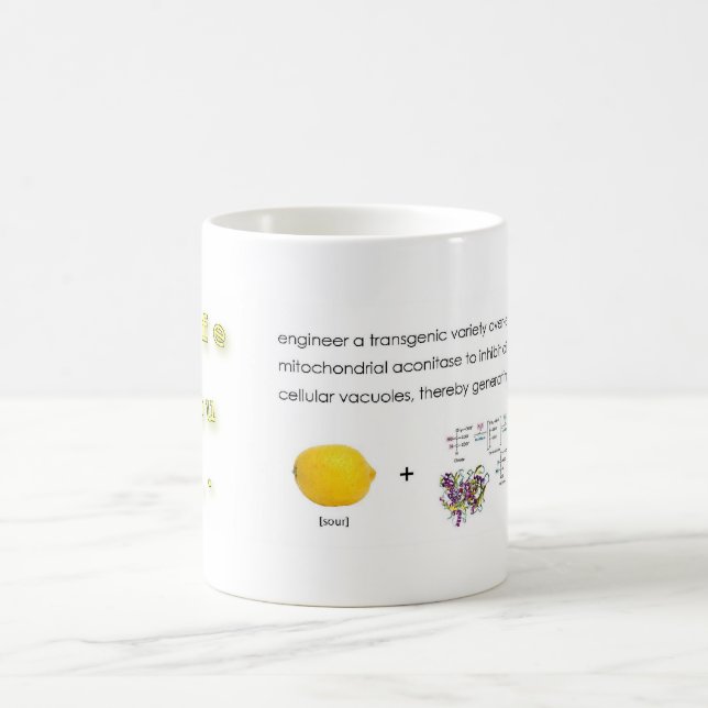 wenn das Leben Zitronen gibt Kaffeetasse (Mittel)
