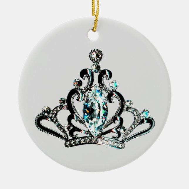 "Wenn das Tiara passt, trage es! Keramik Keramik Ornament (Vorne)