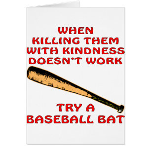 Wenn das Töten sie mit Güte nicht Versuch A