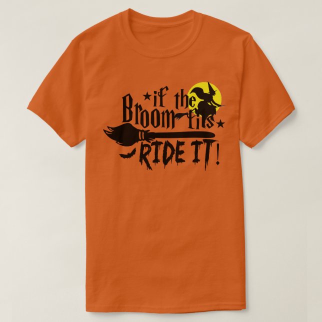 Wenn das Zimmer passt zu Reisen Es Hexe Halloween  T-Shirt (Design vorne)