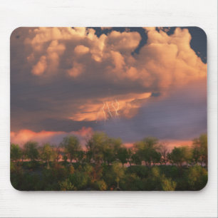 Wenn der März seine Horn-Mousepad bläst Mousepad