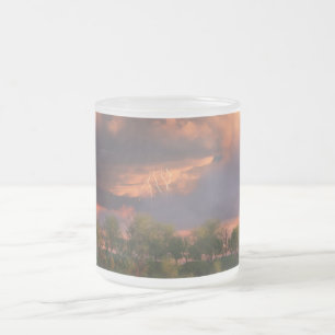 Wenn der März seine Horn-Tasse bläst Mattglastasse