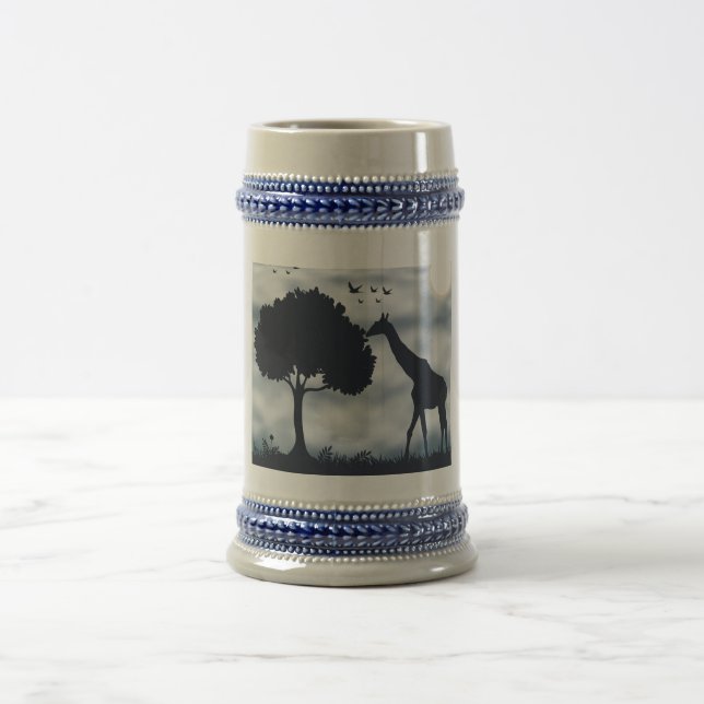 Wenn der Mond zur Giraffe flüstert Bierglas (Mittel)