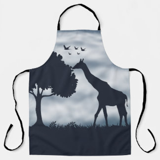 Wenn der Mond zur Giraffe flüstert Schürze