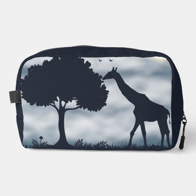 Wenn der Mond zur Giraffe flüstert Waschbeutel (Vorderseite)