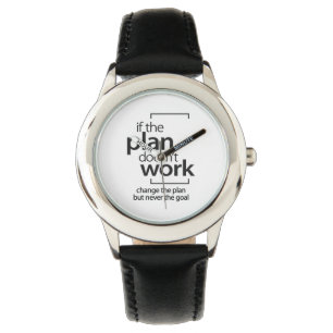 Wenn der Plan nicht funktioniert, ändern Sie den P Armbanduhr