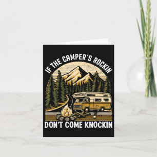 Wenn der Rockin des Campers nicht kommt Knockin Ca Karte