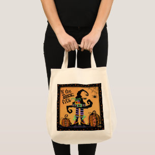 Wenn der Schuh Halloween-Inspirivity-Bag anpasst Tragetasche