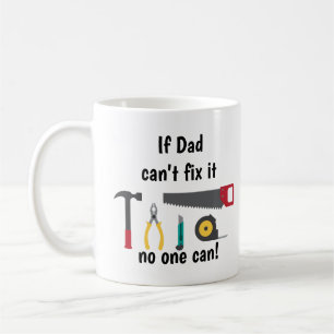 Wenn der Vater nicht in der Lage ist, das Angebot  Kaffeetasse
