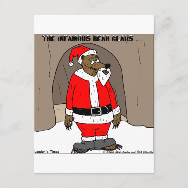 Wenn der Weihnachtsmann der Bärenspass Weihnachten (Vorderseite)