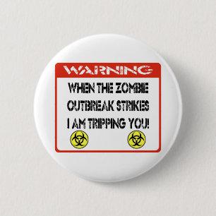 Wenn der Zombieausbruch mich schlägt, sind Sie Button