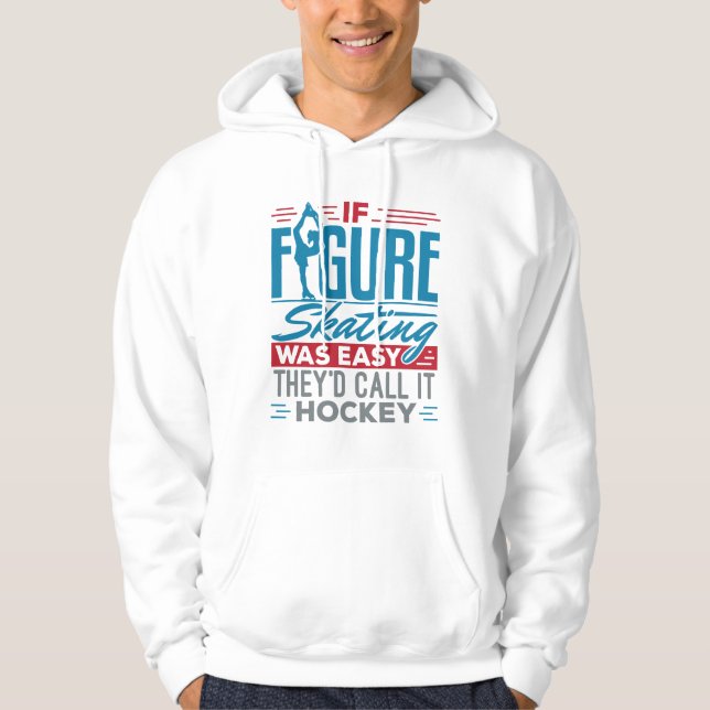 Wenn die Abbildung Skaten einfach war, würden sie  Hoodie (Vorderseite)