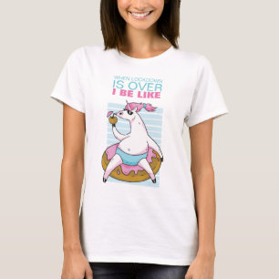 Wenn die Abschaltung vorbei ist - Funny Unicorpool T-Shirt
