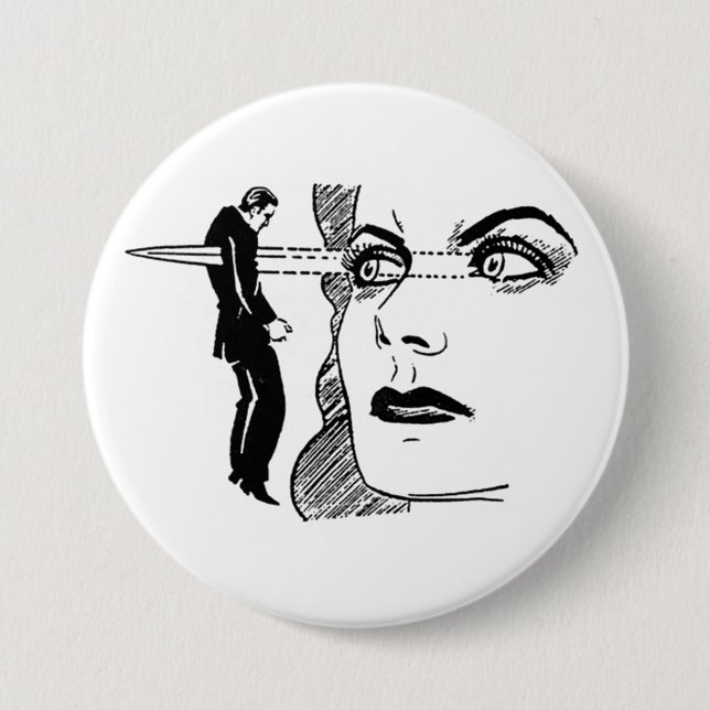 Wenn die Augen töten könnten (Daggeraume) Button (Vorderseite)