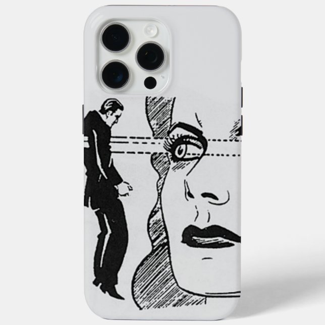 Wenn die Augen töten könnten (düstere Augen) Case-Mate iPhone Hülle (Rückseite)