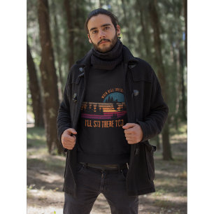 Wenn die Hölle erfriert, werde ich auch dort Ski f Hoodie