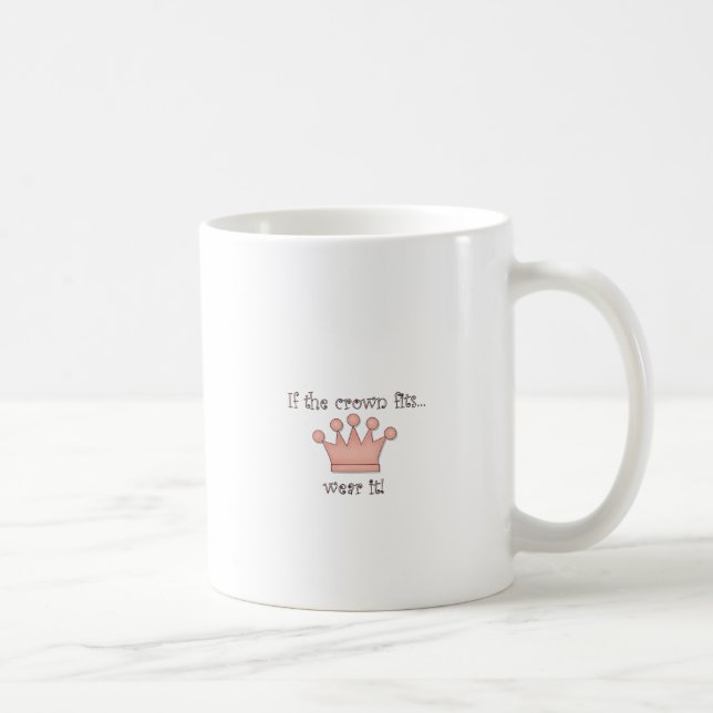 Wenn die Krone… passt Kaffeetasse (Rechts)