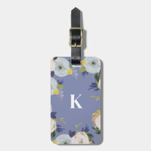 Wenn die Liebe Monogramm wächst Gepäckanhänger