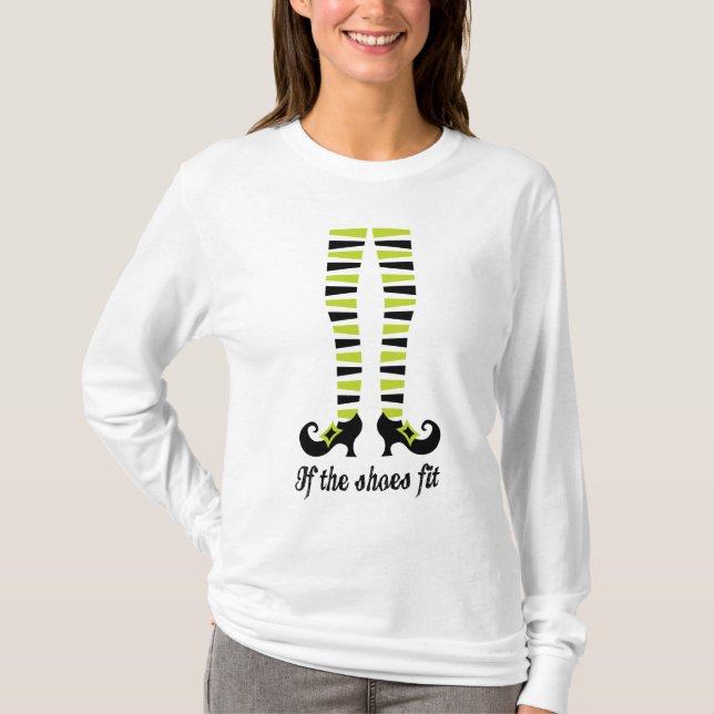 Wenn die Schuhe lustiges Halloween T-shrt passten T-Shirt (Vorderseite)