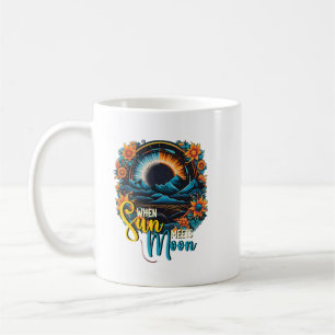 Wenn die Sonne Mond trifft, Himmelsmuscheln, Eclip Kaffeetasse