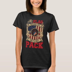 Wenn diese Fahne Ihnen widerspricht, helfe ich Ihn T-Shirt