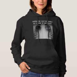 Wenn Doktor Röntgen von meinem Herzen lustig Russi Hoodie