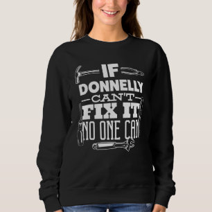 Wenn Donnelly es nicht reparieren kann, kann niema Sweatshirt