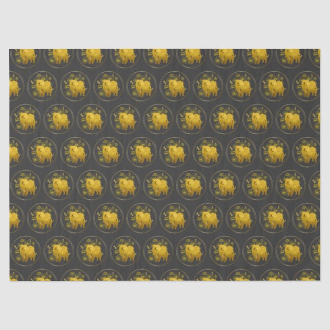WENN DRAGONS FLY Chow Seidenpapier (Vorderseite)