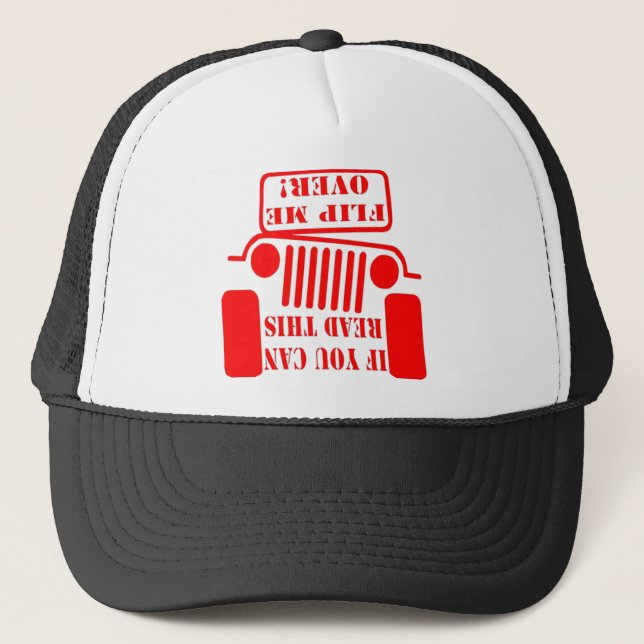 Wenn du das Drehe über 4x4 lesen kannst Truckerkappe (Vorderseite)
